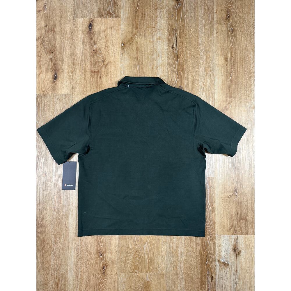 Lululemon Grand Standard Short Sleeve Polo Green L New - Picture 2 of 4